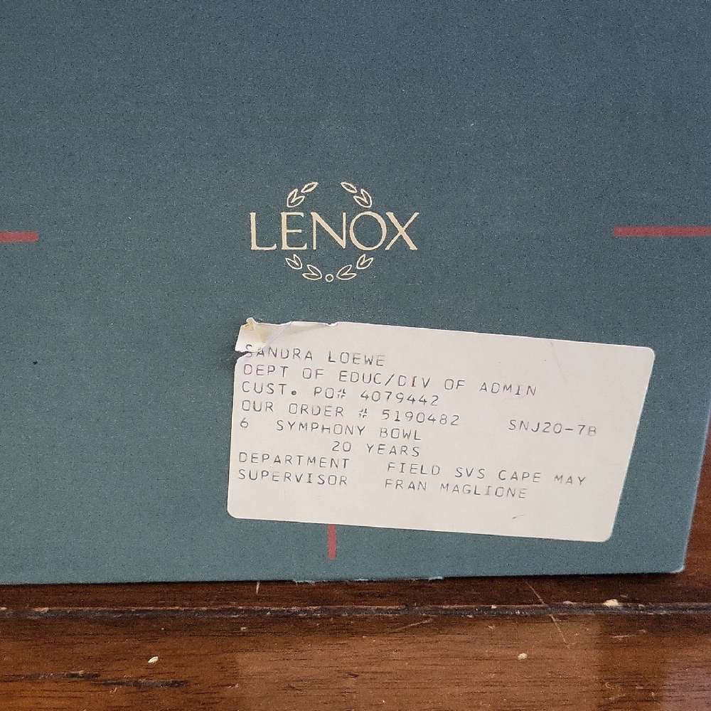 Lenox Symphony Bowl